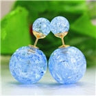 Load image into Gallery viewer, 2017 new fashion brand jewery elegant double imitation pearl stud earrings for women cute opal beads earrings