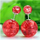 Load image into Gallery viewer, 2017 new fashion brand jewery elegant double imitation pearl stud earrings for women cute opal beads earrings