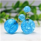 Load image into Gallery viewer, 2017 new fashion brand jewery elegant double imitation pearl stud earrings for women cute opal beads earrings