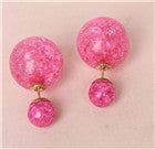 Load image into Gallery viewer, 2017 new fashion brand jewery elegant double imitation pearl stud earrings for women cute opal beads earrings