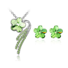Load image into Gallery viewer, Star Jewelry New Fashion Necklaces For Women 2015 Alloy Metal Jewerly Sets Flower Crystal Stud Earring