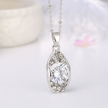 Load image into Gallery viewer, Beautiful Unique Design For Women with Cubic Zirconia Earrings Pendants Necklaces Jewelry Set For Wedding Engagement