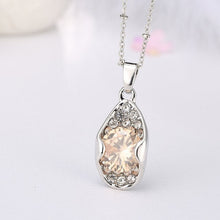 Load image into Gallery viewer, Beautiful Unique Design For Women with Cubic Zirconia Earrings Pendants Necklaces Jewelry Set For Wedding Engagement