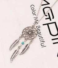 Load image into Gallery viewer, European And American Fashion Dreamcatcher Feather Necklace Pendant Jewelry Wholesale A Clavicle Temperament Woman A Gift