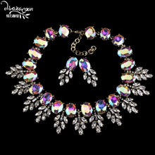 Load image into Gallery viewer, Dvacaman Brand 2016 Fashion Wedding Party Jewelry Sets Women Indian Bridal Statement Necklace&amp;Earrings Accessory Love Gifts O40