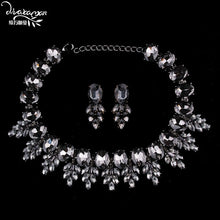 Load image into Gallery viewer, Dvacaman Brand 2016 Fashion Wedding Party Jewelry Sets Women Indian Bridal Statement Necklace&amp;Earrings Accessory Love Gifts O40
