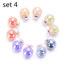 Load image into Gallery viewer, 5 pairs/lot Gradient Color Double Ball Simulated Pearl Earring For Women Crystal Flower Stud Earrings Pusety Brincos Wholesale