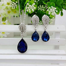 Load image into Gallery viewer, promoting sale Leaf Earrings jewerly charms Leaf necklace + earrings jewelry set,wholesale fashion jewelry 245