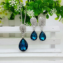 Load image into Gallery viewer, promoting sale Leaf Earrings jewerly charms Leaf necklace + earrings jewelry set,wholesale fashion jewelry 245