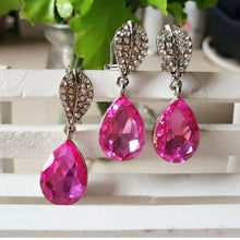 Load image into Gallery viewer, promoting sale Leaf Earrings jewerly charms Leaf necklace + earrings jewelry set,wholesale fashion jewelry 245