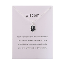 Load image into Gallery viewer, Fashion Hot Color Glaze Wisdom Owl Pendant Necklace Jewelry For Women Girl Wholesale