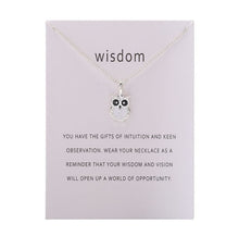 Load image into Gallery viewer, Fashion Hot Color Glaze Wisdom Owl Pendant Necklace Jewelry For Women Girl Wholesale