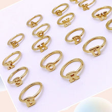 Load image into Gallery viewer, SG-JZ25892/TRACYSGER/ Hot sale initial  capital letter ring