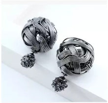 Load image into Gallery viewer, Hot Selling New Fashion Double Sides imitation Pearl Earring Ball Stud Earrings For Girls Gold-color Beads Jewelry