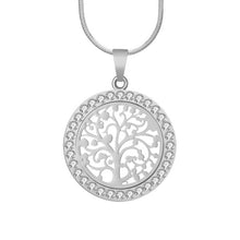 Load image into Gallery viewer, Tree Of Life Pendant Necklace Women Jewelry 2018 Fashion Bijoux Austrian Crystal Gold Color Chain Necklaces &amp; Pendants XL06979