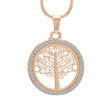 Load image into Gallery viewer, Tree Of Life Pendant Necklace Women Jewelry 2018 Fashion Bijoux Austrian Crystal Gold Color Chain Necklaces &amp; Pendants XL06979