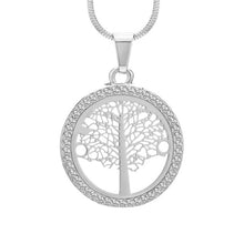 Load image into Gallery viewer, Tree Of Life Pendant Necklace Women Jewelry 2018 Fashion Bijoux Austrian Crystal Gold Color Chain Necklaces &amp; Pendants XL06979