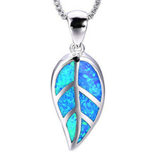 Load image into Gallery viewer, New Fashion Cute Silver Filled Blue Opal Sea Turtle Pendant Necklace for Women Female Animal Wedding Ocean Beach Jewelry Gift
