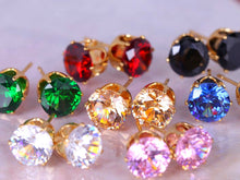 Load image into Gallery viewer, 2018 Trendy Earings Top Fashion Ball 7pair \ Lot Wholesale Zircon Crystal From Swarovski 925 Sterling Jewelry Accessories