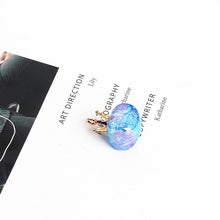 Load image into Gallery viewer, Ritoule Diy handmade jewelry accessories resin temperament crown rectangular earrings pendant jewelry making material